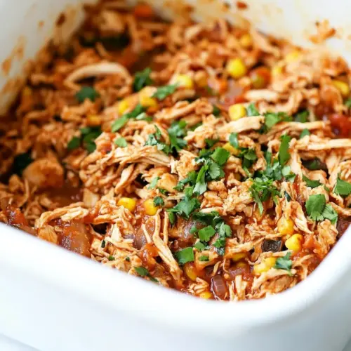 Easy Crockpot Mexican Shredded Chicken photo