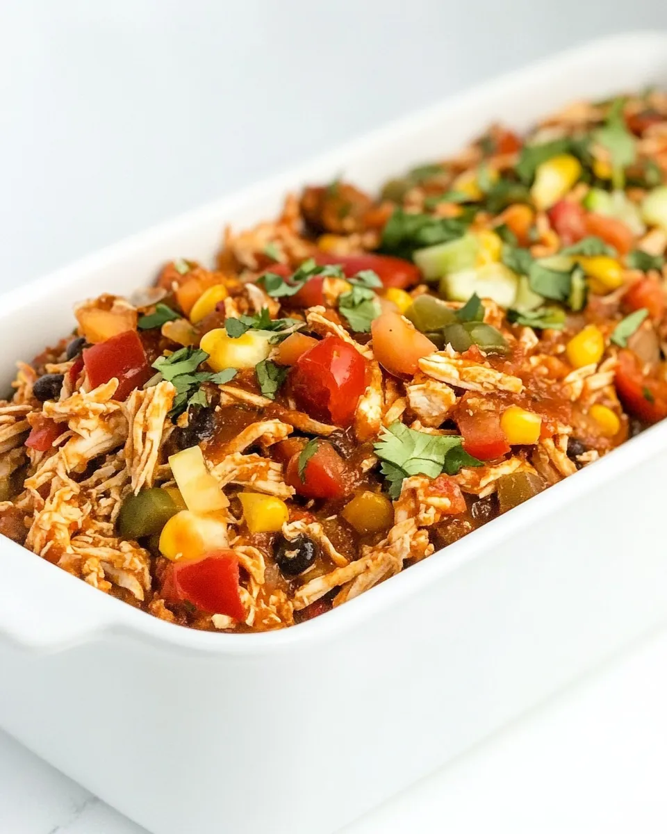 Delicious Crockpot Mexican Shredded Chicken image