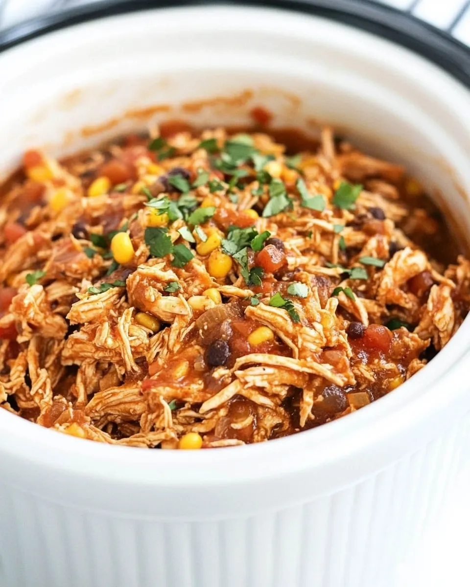 Homemade Crockpot Mexican Shredded Chicken recipe photo