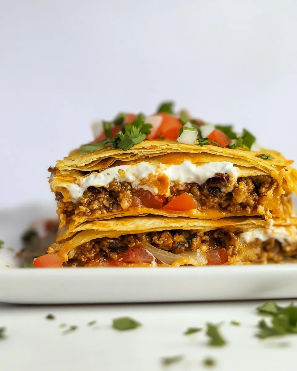 Delicious Crunchwrap Casserole (Taco Bell Inspired) image