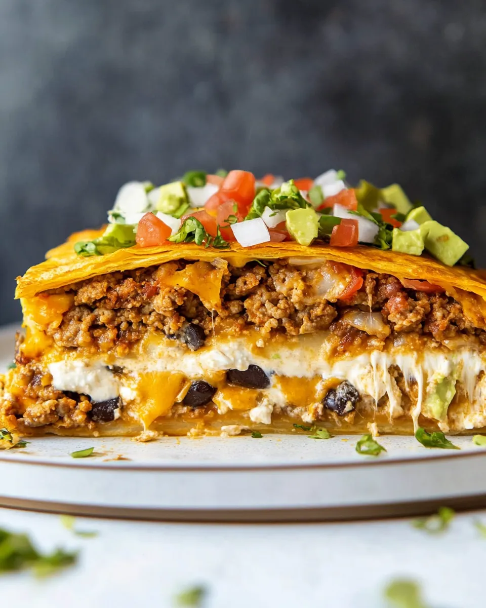 Easy Crunchwrap Casserole (Taco Bell Inspired) recipe photo