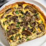 Homemade Crustless Mushroom Quiche photo