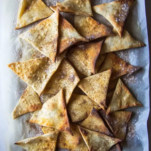 Homemade Cumin Spiced Pita Chips photo
