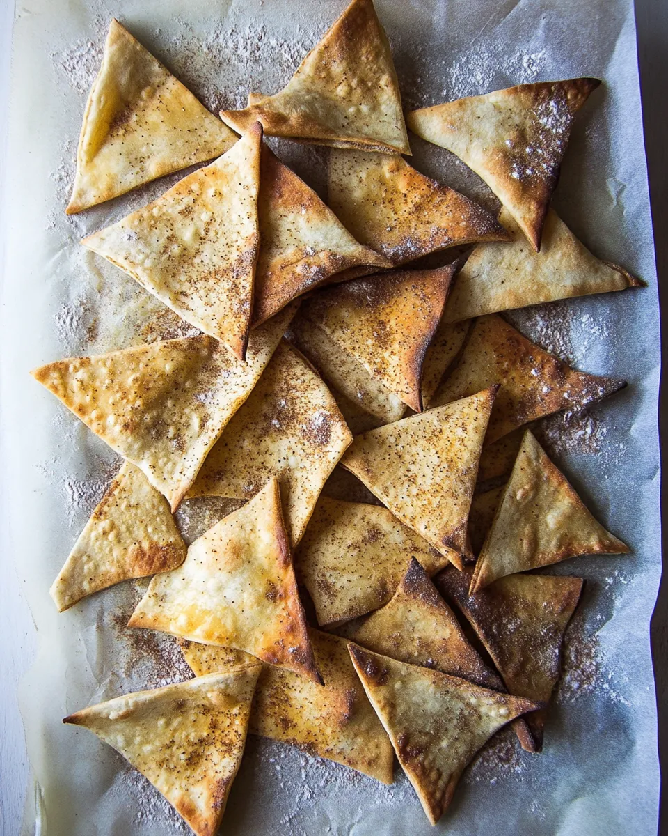 Homemade Cumin Spiced Pita Chips photo