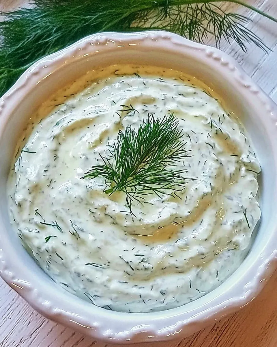 Delicious Curry Dill Dip shot