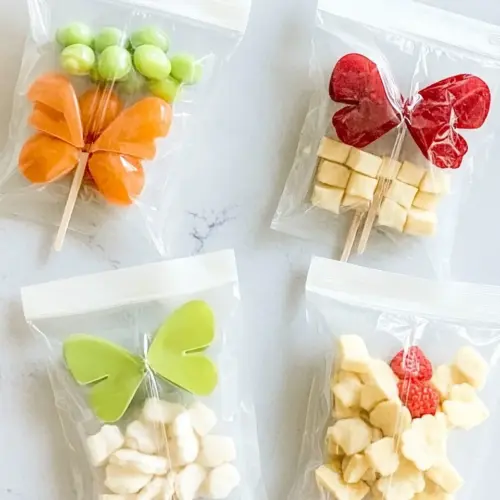 Homemade DIY Butterfly Snack Bags photo