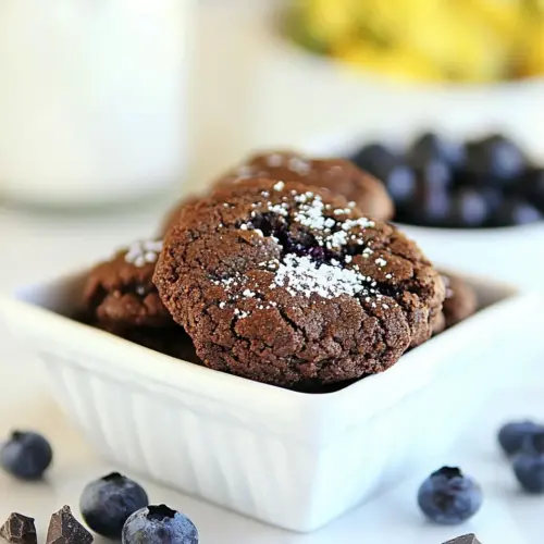 Homemade Dark Chocolate Blueberry Olive Oil Cookies photo