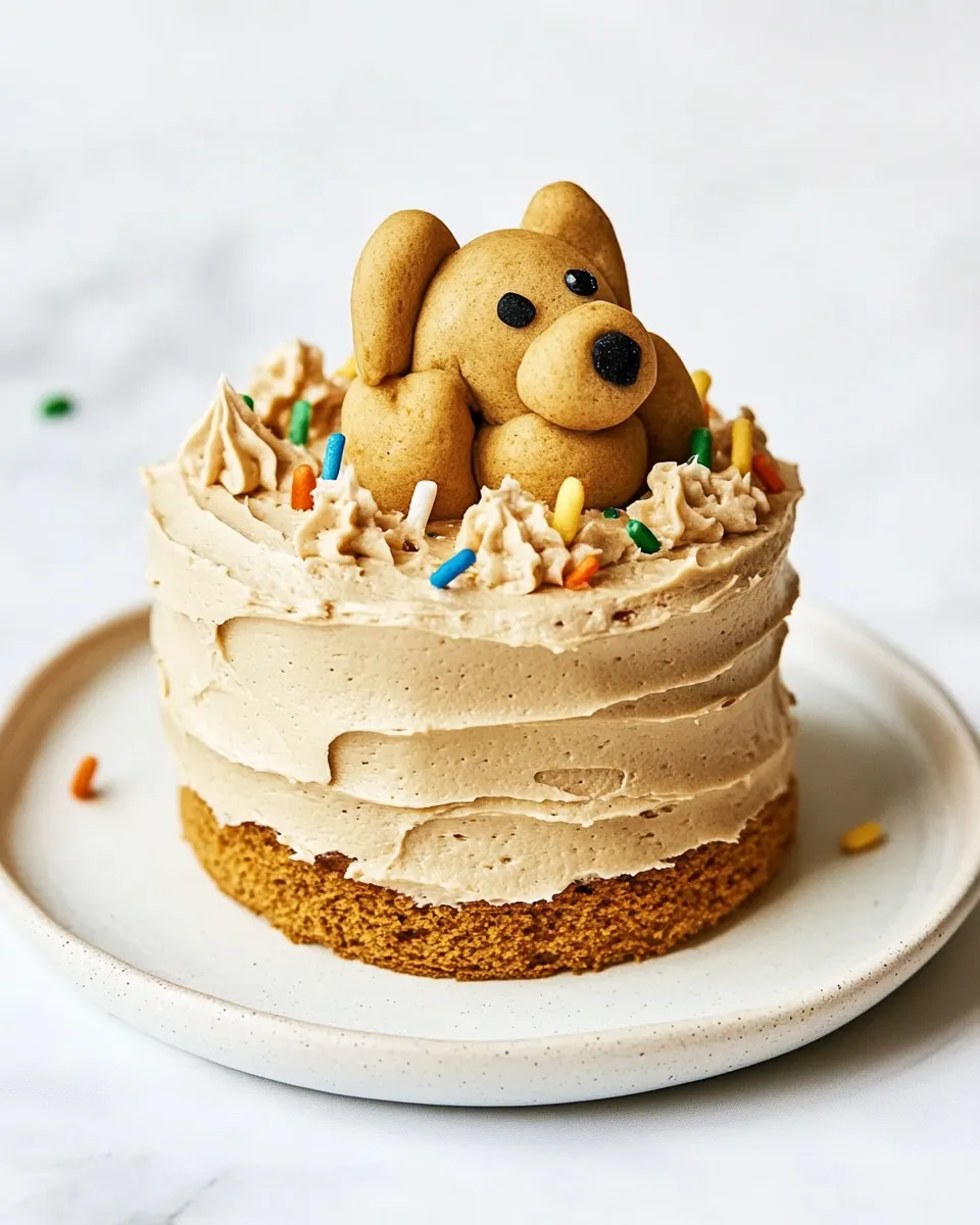 Classic Dog Birthday Cake image
