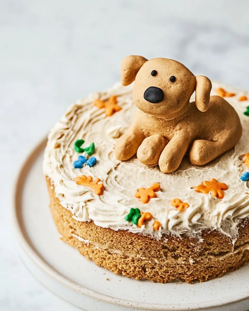 Easy Dog Birthday Cake recipe photo