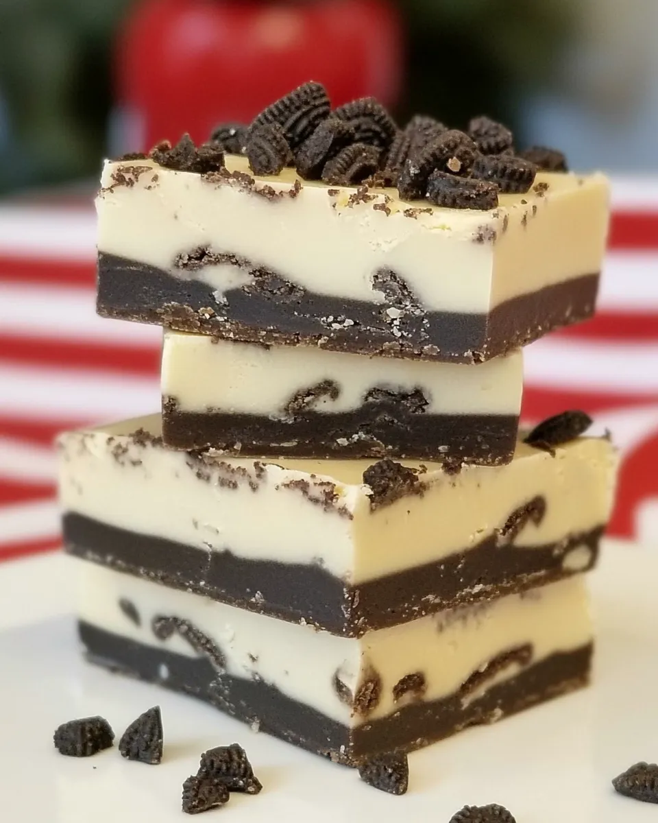 Classic Double Decker Oreo Fudge image