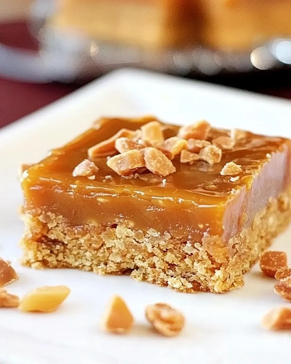 Easy Dulce de Leche Bars recipe photo