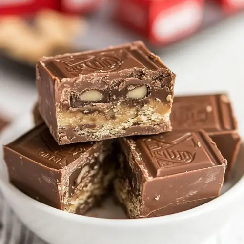 Homemade Easy 4-ingredient Kit Kat Fudge photo