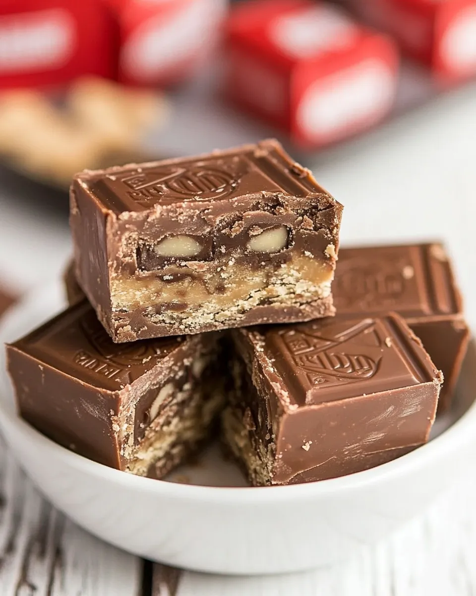 Homemade Easy 4-ingredient Kit Kat Fudge photo