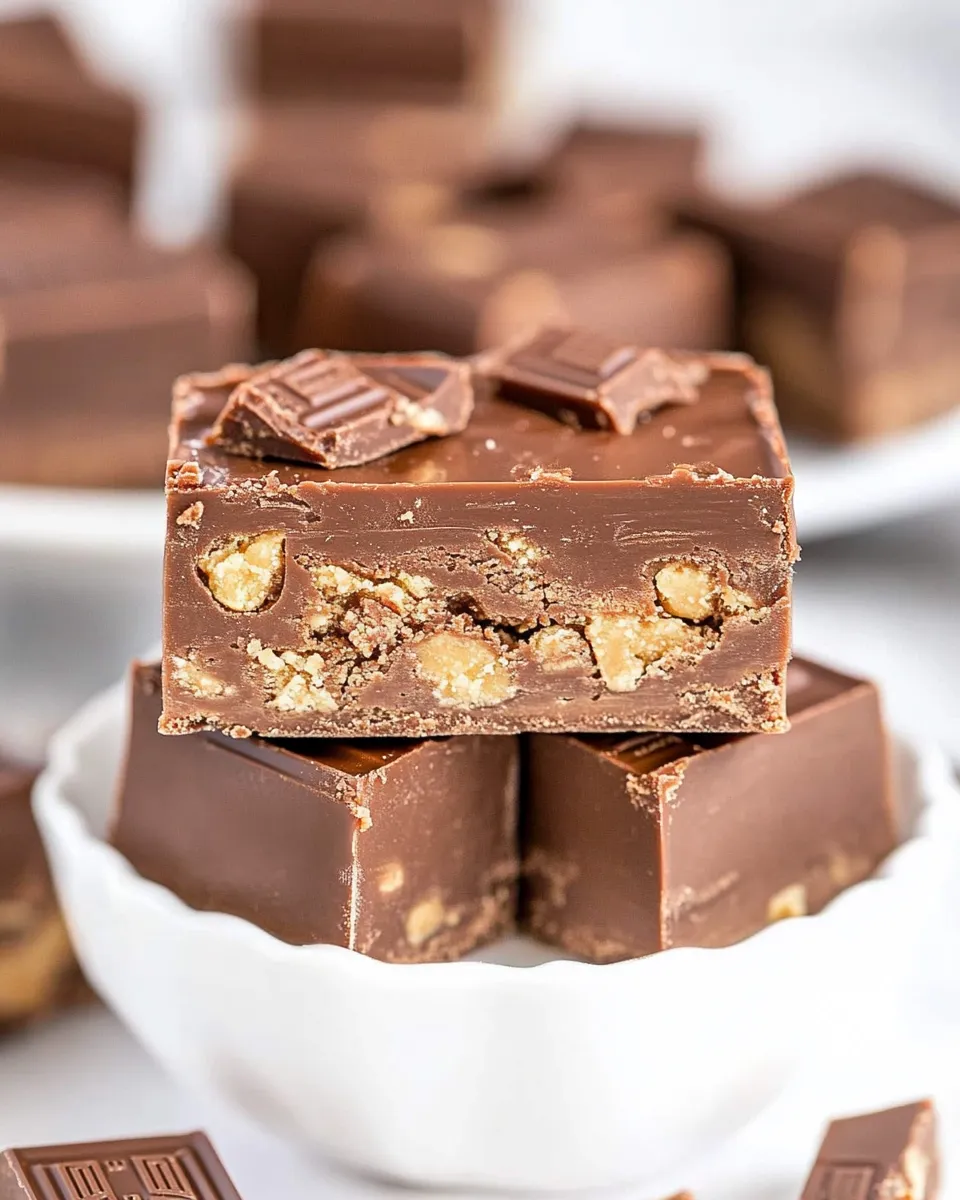 Quick Easy 4-ingredient Kit Kat Fudge shot