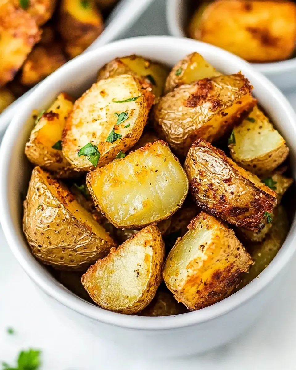 Delicious Easy Air Fryer Potatoes Recipe shot