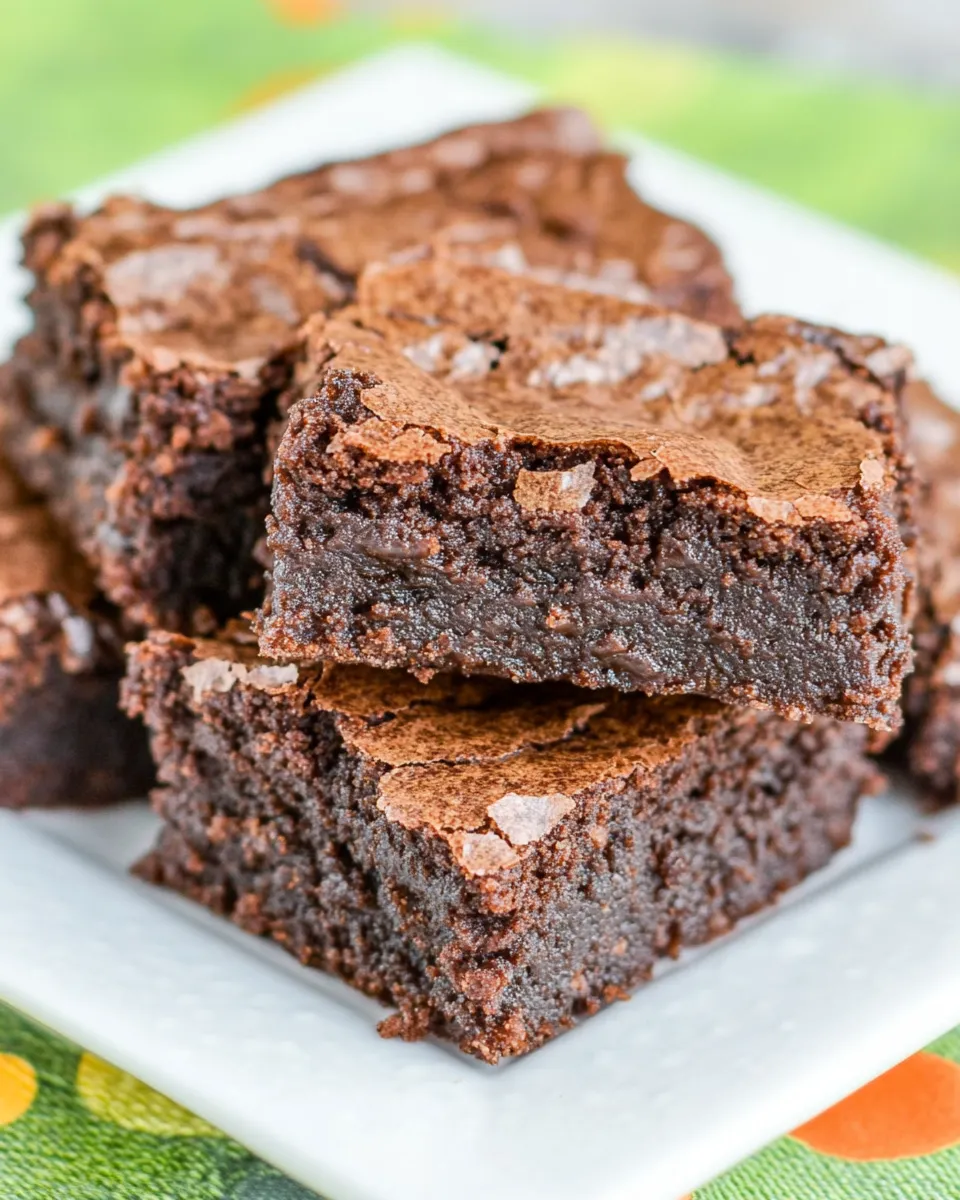 Homemade Easy Brownies From Scratch photo