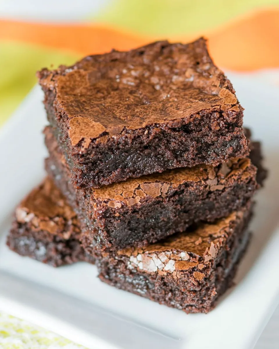 Classic Easy Brownies From Scratch image