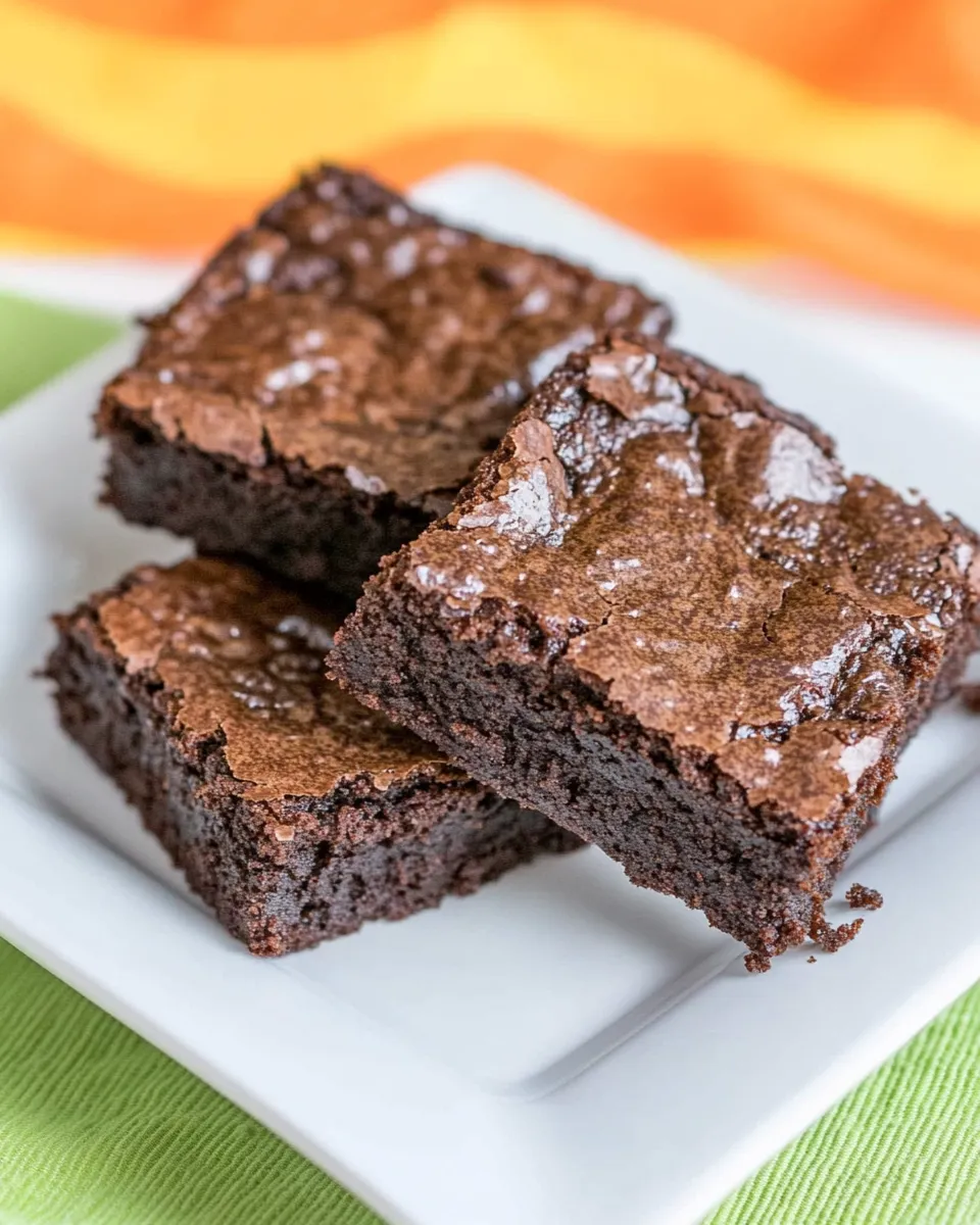 Quick Easy Brownies From Scratch shot