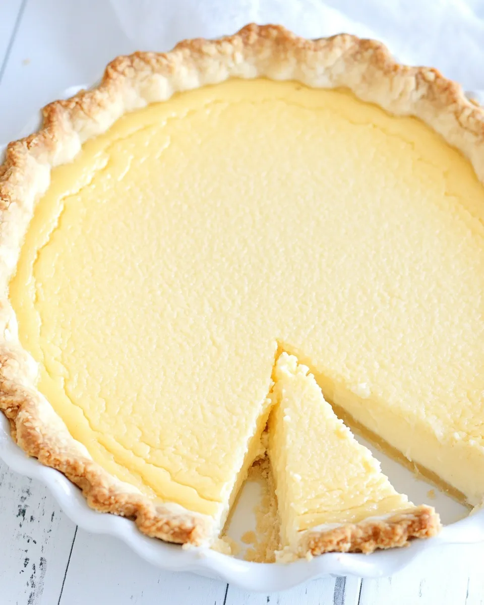 Homemade Easy Buttermilk Pie photo