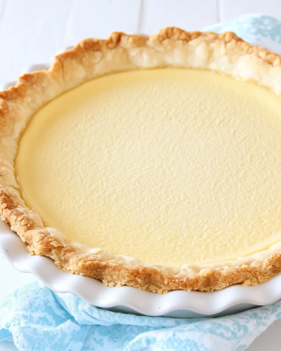 Delicious Easy Buttermilk Pie recipe photo