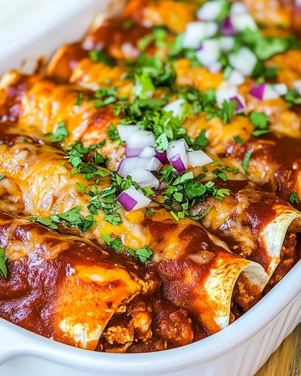 Delicious Easy Chicken Enchiladas recipe photo