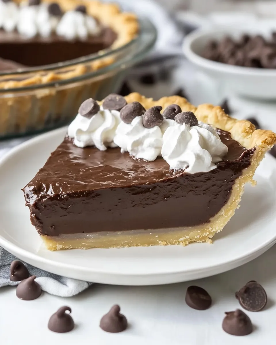 Homemade Easy Chocolate Pie photo