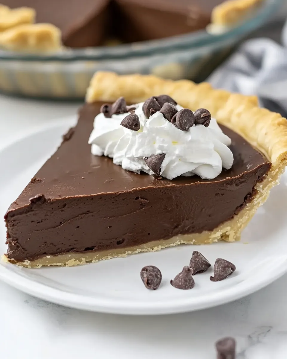 Classic Easy Chocolate Pie image