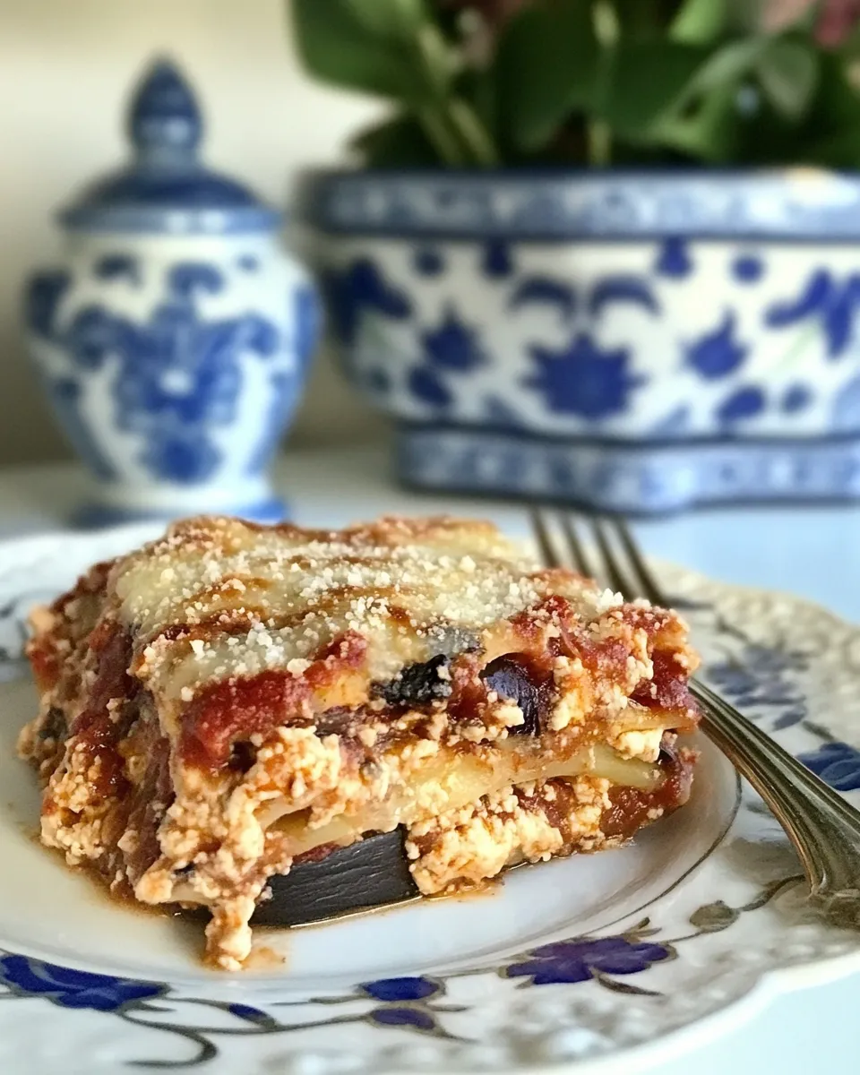 Delicious Easy Eggplant Lasagna Recipe shot