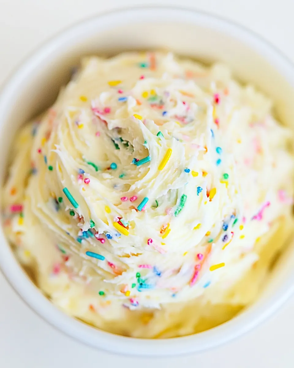 Tasty Easy Funfetti Frosting Recipe shot