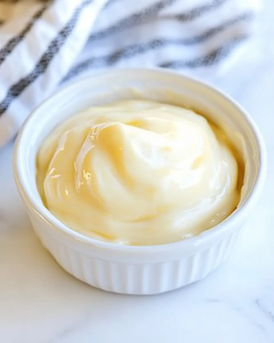Delicious Easy Homemade Mayonnaise shot