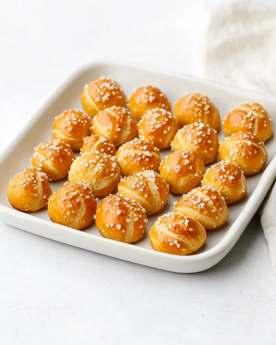 Delicious Easy Homemade Soft Pretzel Bites recipe photo