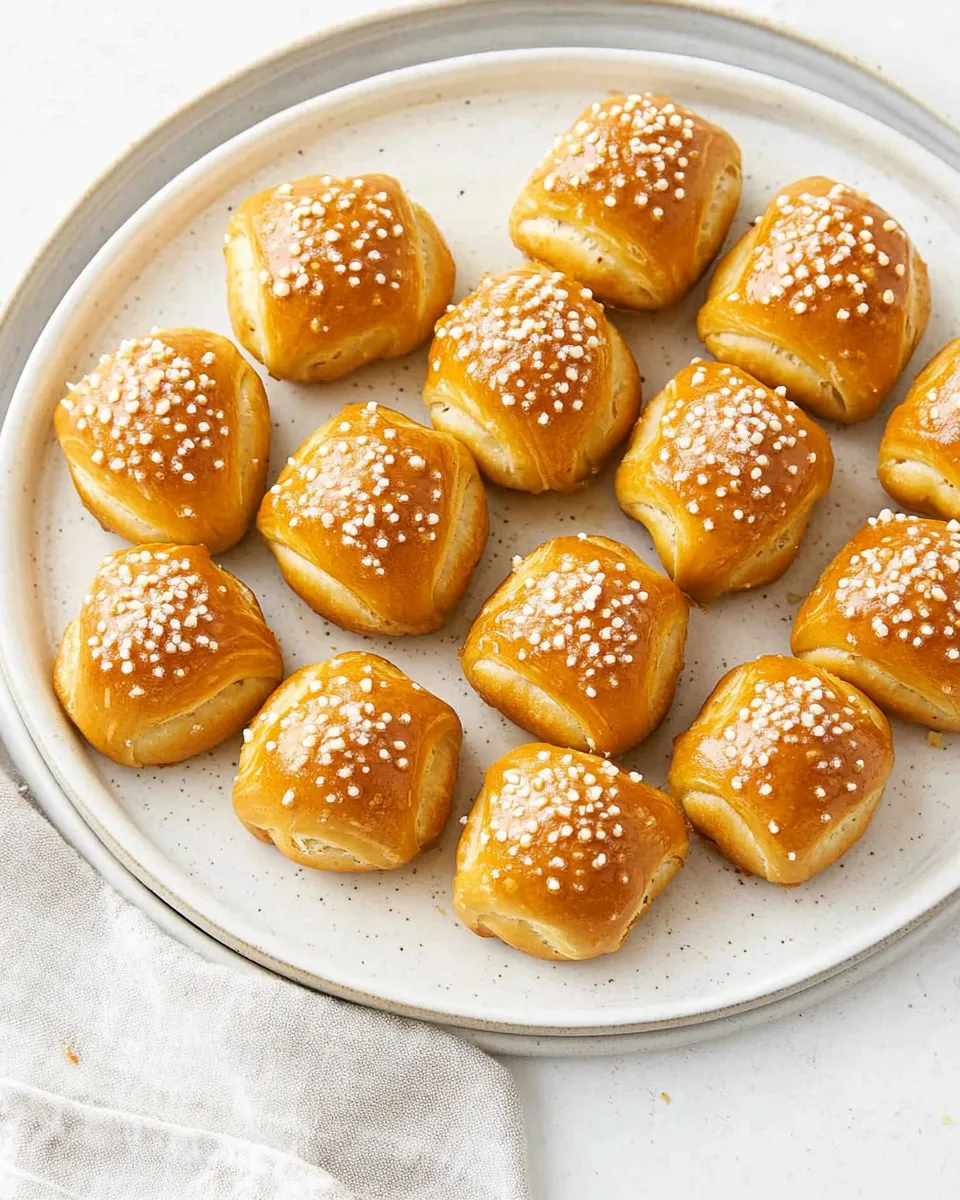 Quick Easy Homemade Soft Pretzel Bites shot