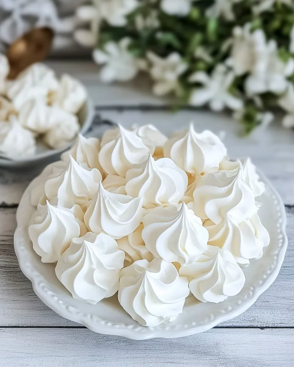 Quick Easy Meringue Cookies dish photo