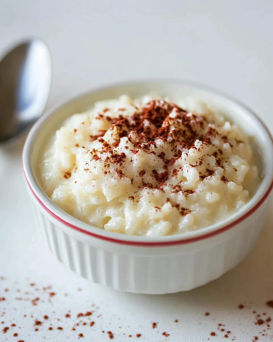 Delicious Easy Rice Pudding Recipe shot