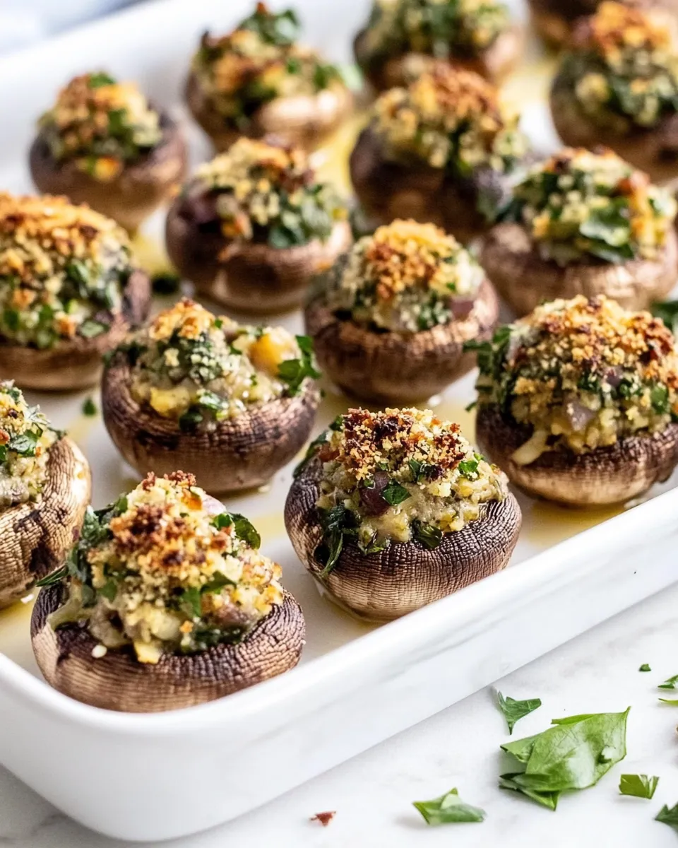 Homemade Easy Stuffed Mushrooms Recipe photo