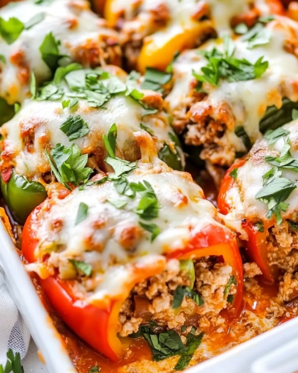 Delicious Easy Stuffed Pepper Casserole with Ground Turkey photo