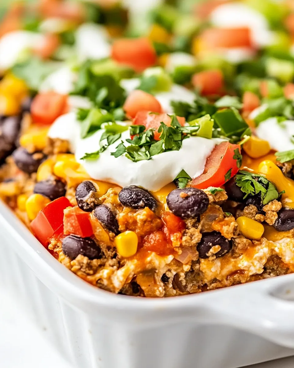 Classic Easy Taco Casserole Recipe image