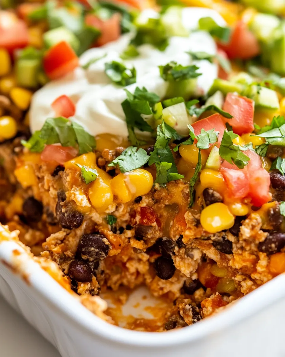 Delicious Easy Taco Casserole Recipe shot
