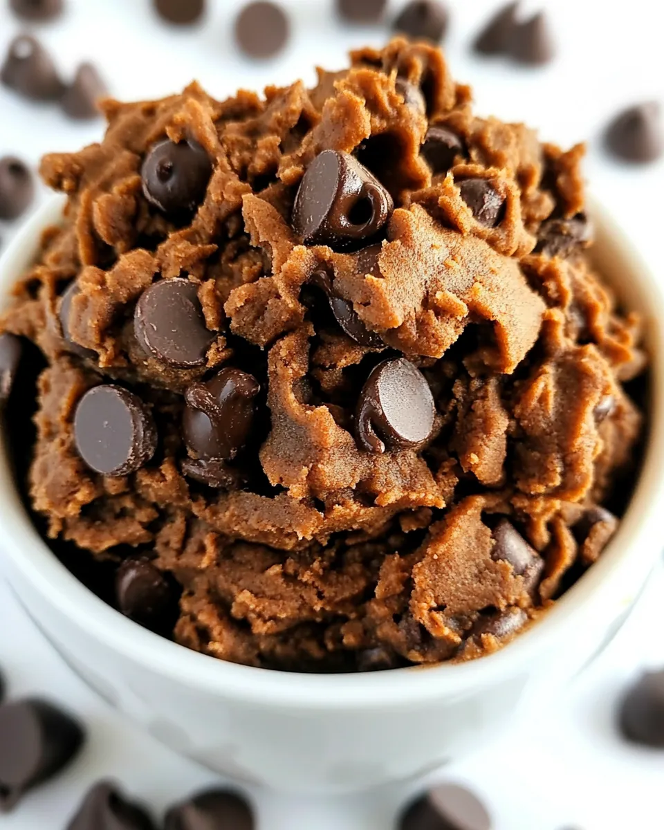Classic Edible Chocolate Cookie Dough image