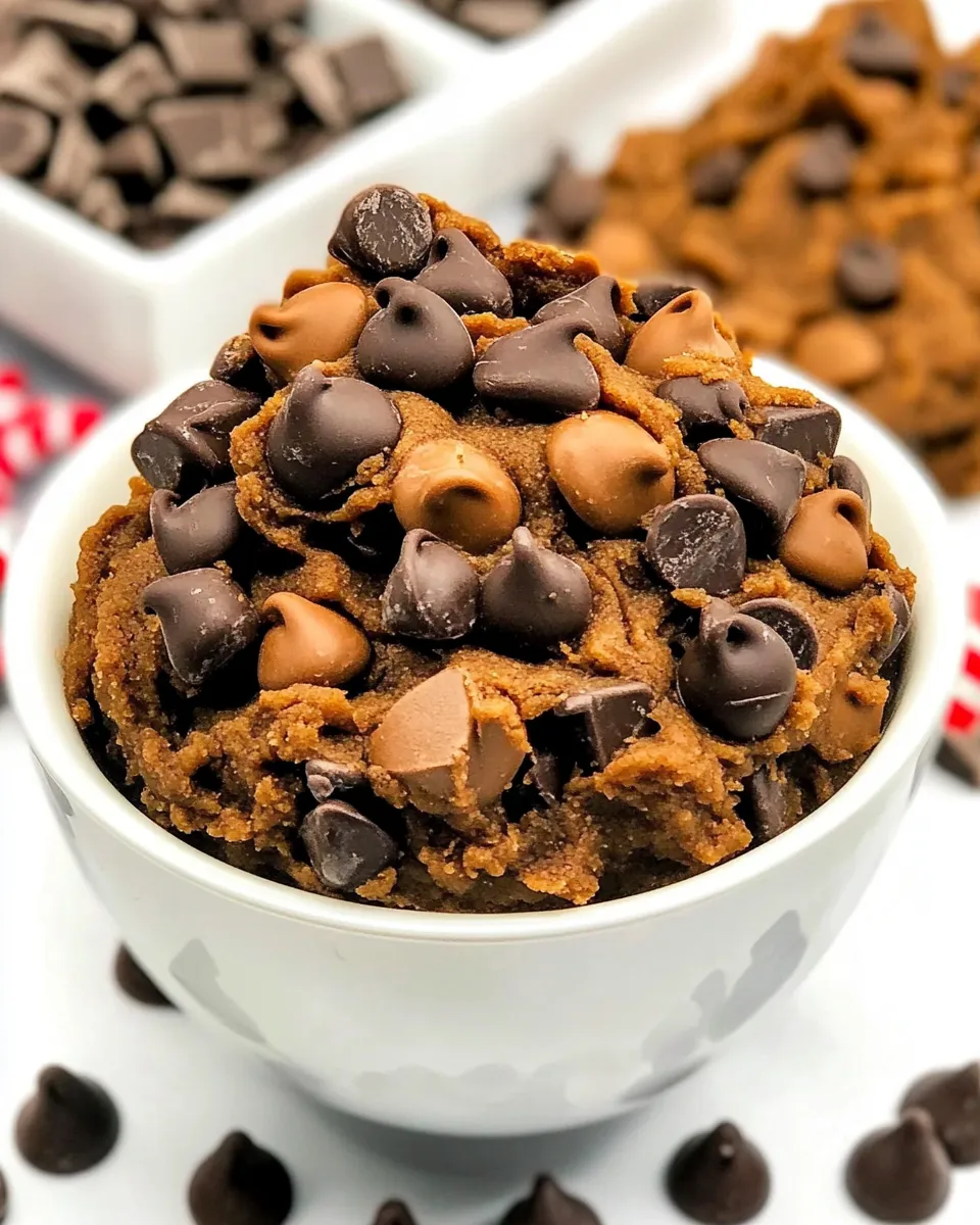 Easy Edible Chocolate Cookie Dough recipe photo