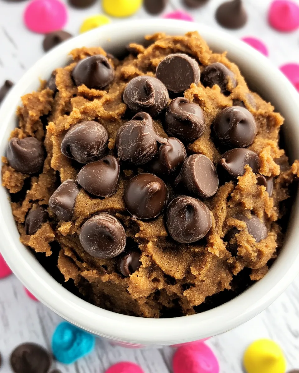 Delicious Edible Chocolate Cookie Dough shot