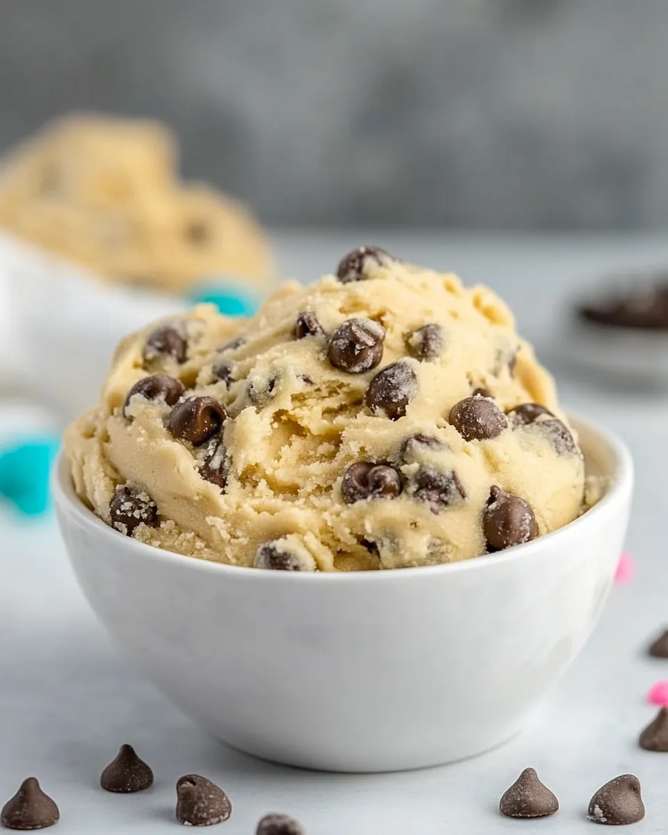 Homemade Edible Cookie Dough Recipe photo
