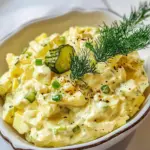 Homemade Egg Salad With Pickles photo