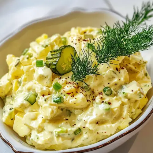 Homemade Egg Salad With Pickles photo