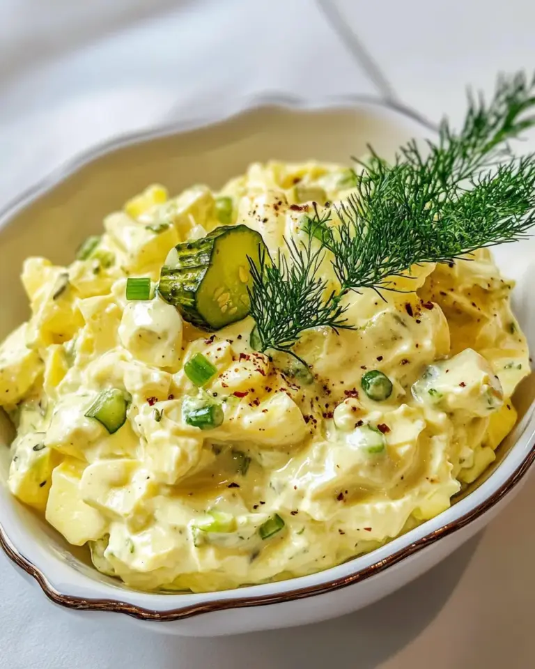 Homemade Egg Salad With Pickles photo