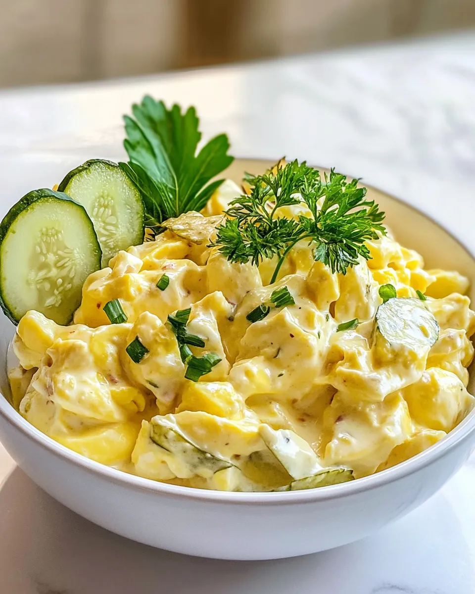 Classic Egg Salad With Pickles image