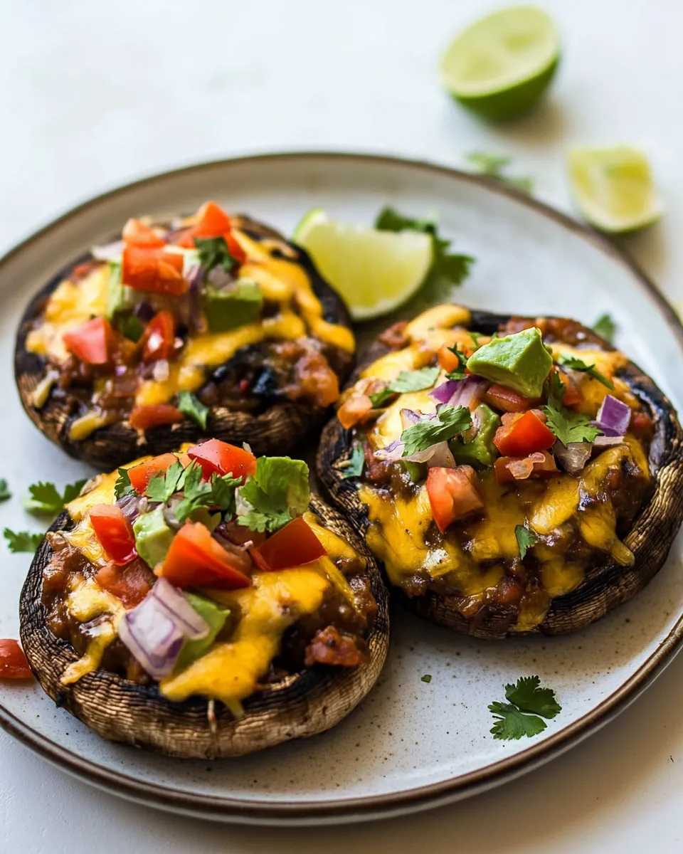 Homemade Enchilada Stuffed Mushrooms photo