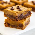 Homemade Espresso Chocolate Chip Blondies with Brown Sugar Frosting photo