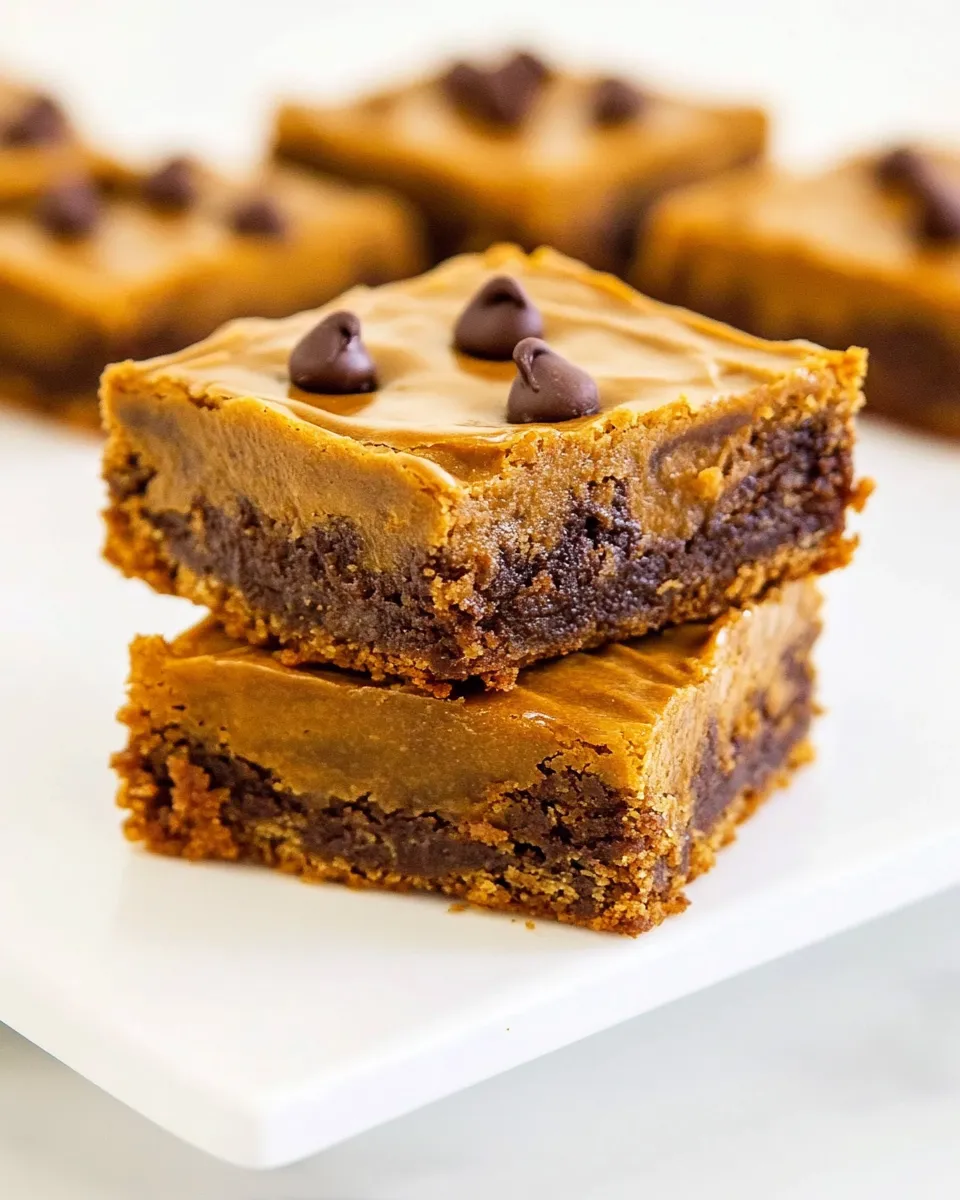 Homemade Espresso Chocolate Chip Blondies with Brown Sugar Frosting photo