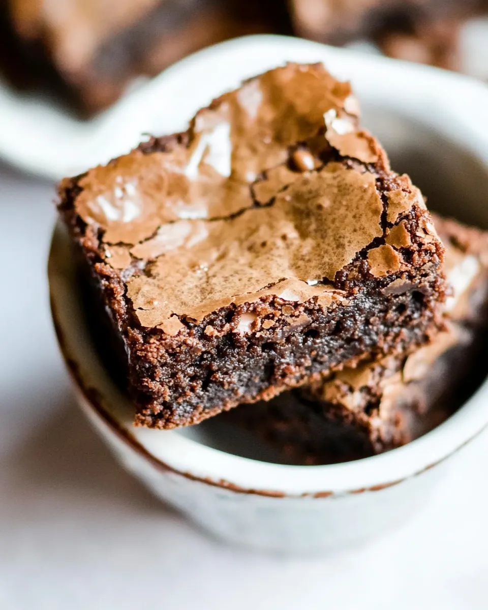 Easy Espresso Chocolate Chip Brownies recipe photo